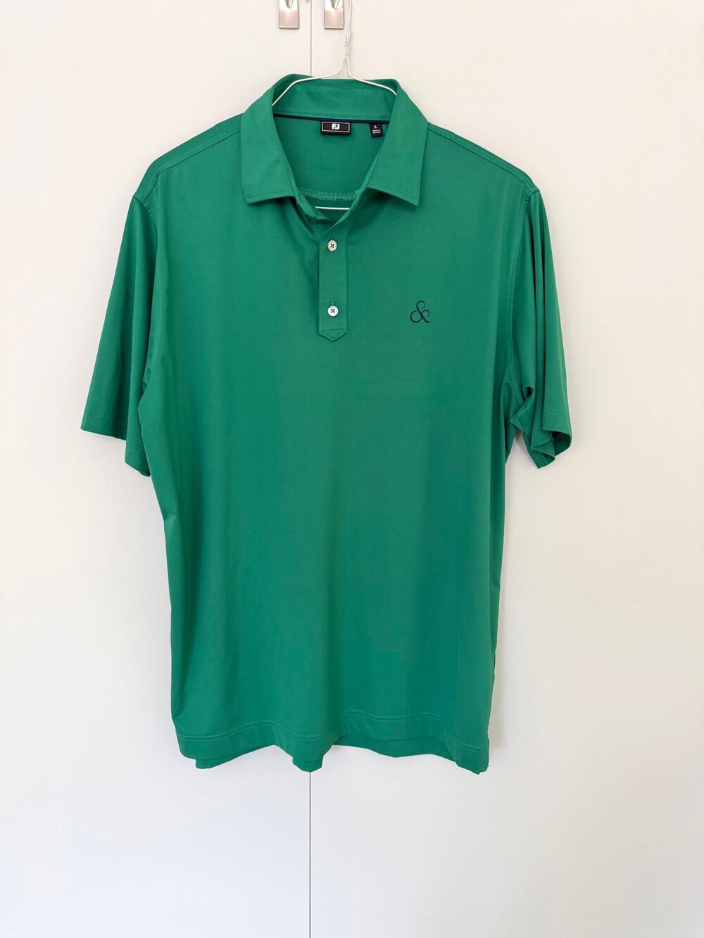 FOOTJOY Men’s Solid Lisle Golf Polo in Forest Green SKU 28565 (2)